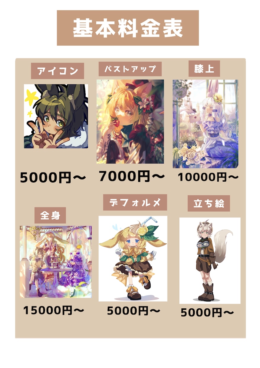 可愛らしい絵柄でイラスト制作全般対応します キャラクターの魅力を引き出すことが得意です！ イメージ2