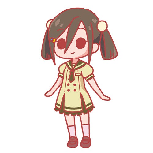 グッズ用イラストの制作します あなたのオリキャラをグッズ向きのイラストにします！ イメージ2