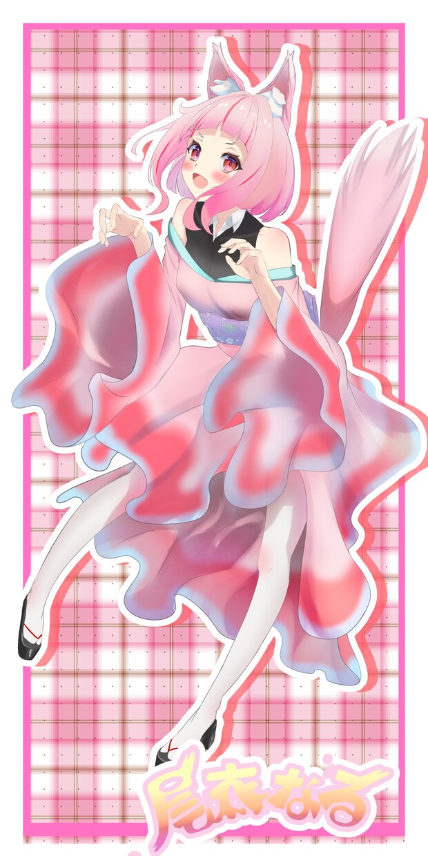 配信者様向け！立ち絵のイラストの作成致します 配信やコラボで使用する立ち絵をおつくりします。 イメージ2