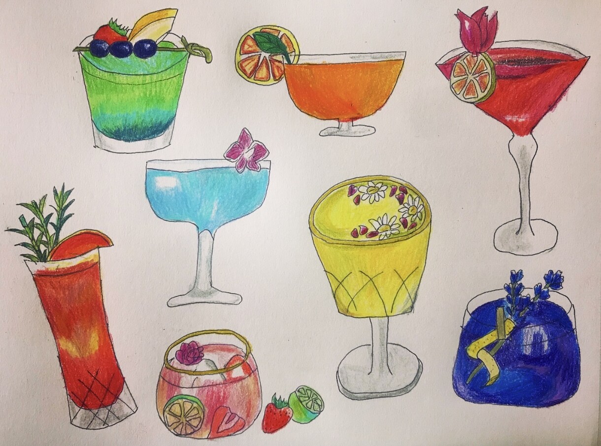 お洒落なイラスト描きます、色塗ります ご希望のものを温かみのあるイラスト・色味に変身させます。 イメージ9