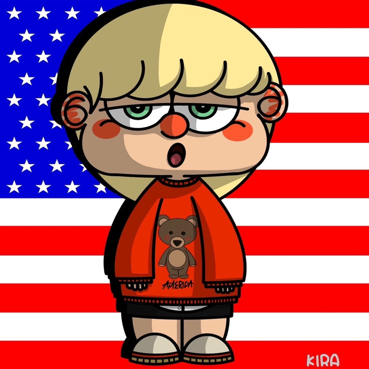 ポップでストリート風の個性的なイラストを描きます あなただけのおしゃれなイラスト！SNSのアイコンなどに！ イメージ5