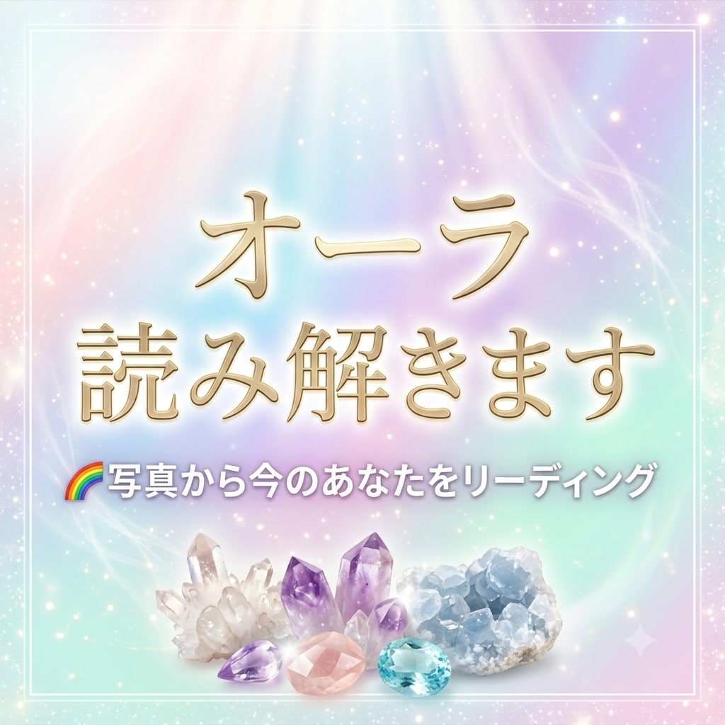 今のあなたを映す オーラリーディングします 写真から今のあなたのオーラを読み解きます イメージ3