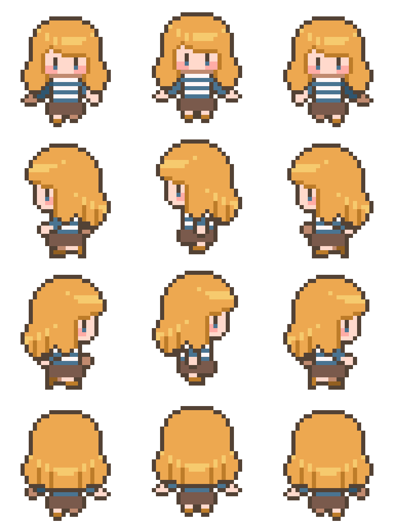 ミニキャラドット絵アバター作ります pictSQUARE・ピクリエ用ドット絵作ります イメージ4