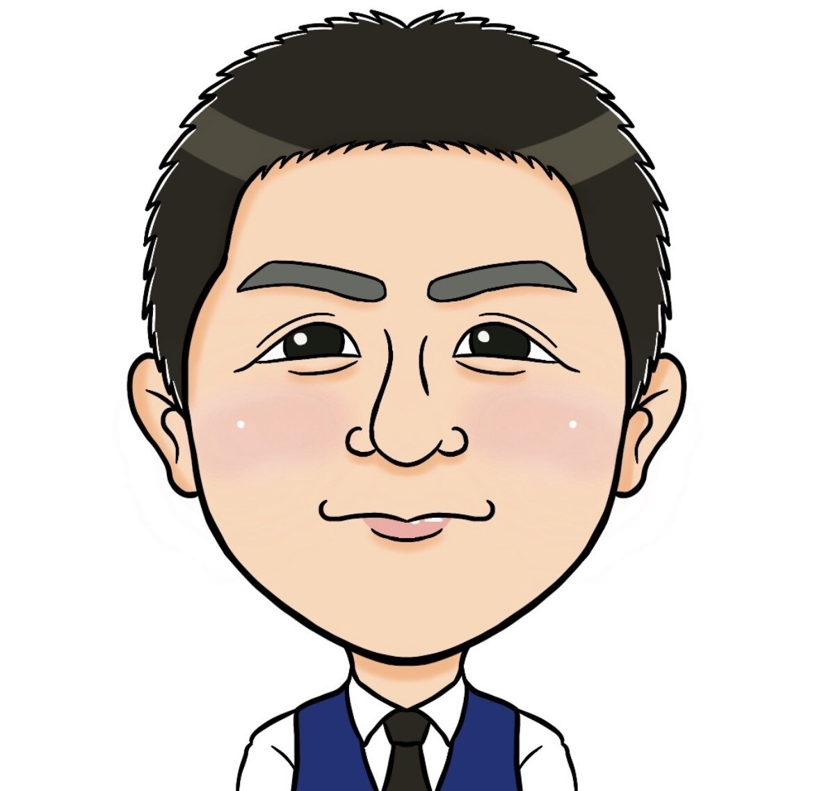 印象アップ！名刺、SNS用似顔絵アイコン描きます 思わず笑顔になる、やさしくてあたたかい似顔絵アイコン！ イメージ5
