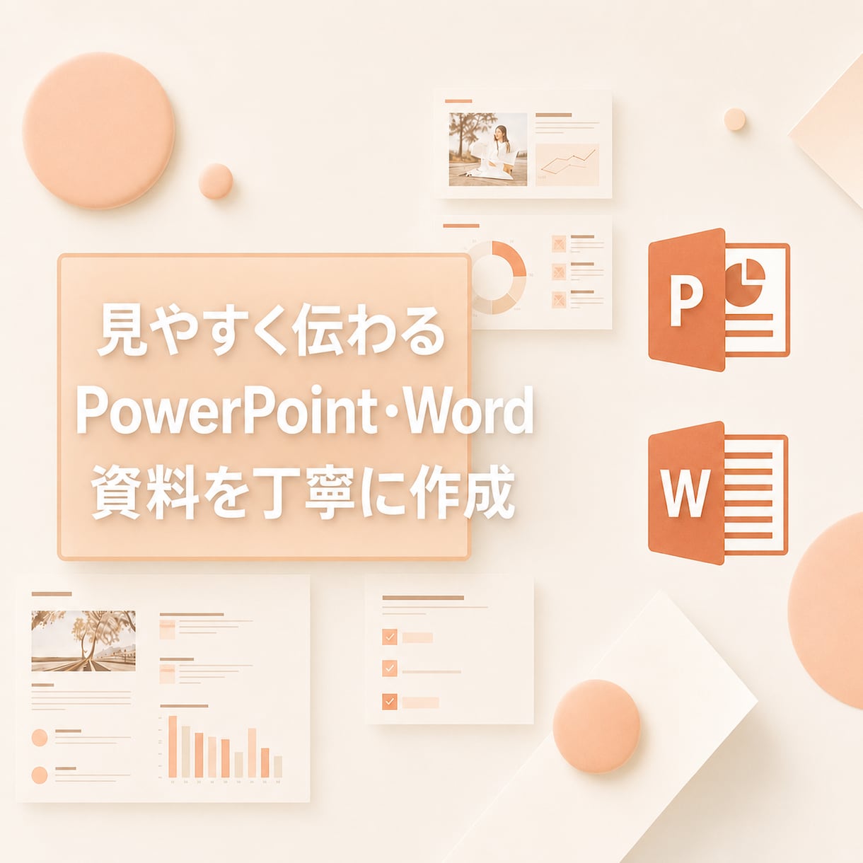 見やすく伝わるPowerPoint資料を作成します 原稿から見やすく整え、編集可能な形式で納品します イメージ1