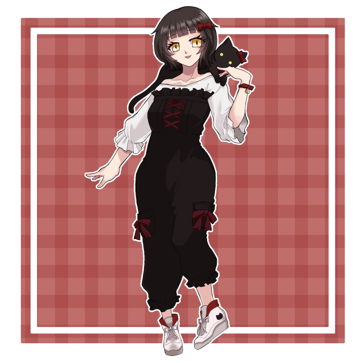 等身立ち絵イラストを描きます 【商用利用料込み】動画等で使用できる全身等身立ち絵描きます イメージ4