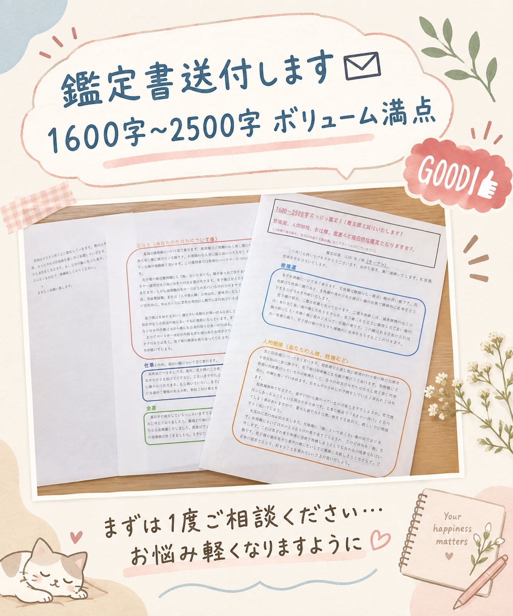 o【リピータ様ご紹介者様専用】48時間で鑑定します ~手相鑑定　あなたの手のひらが教えてくれる、人生のヒント~ イメージ3
