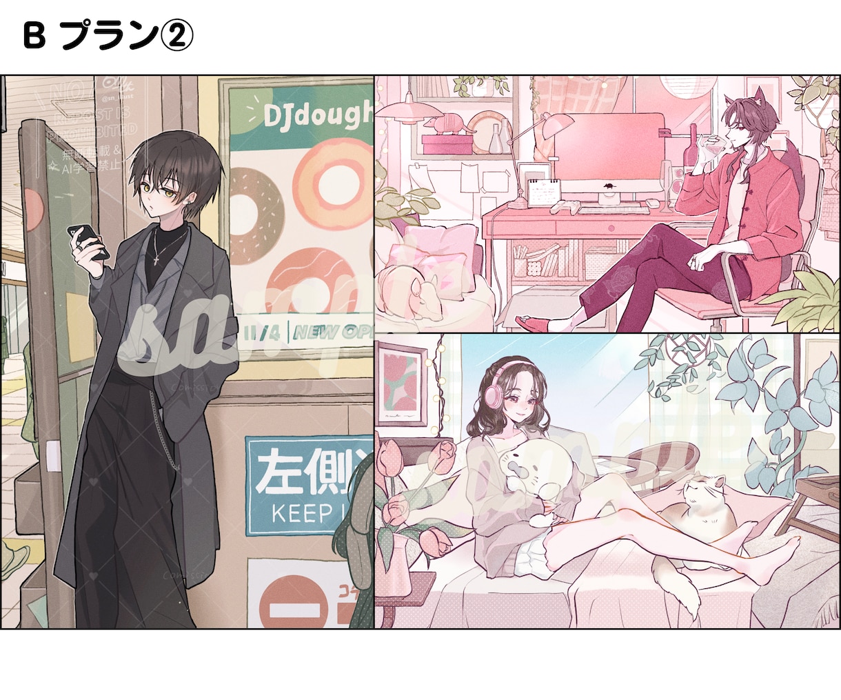 二級建築士が理想のインテリアの部屋イラスト描きます Vtuber配信用背景/サムネイル/ヘッダー/一枚絵など イメージ5