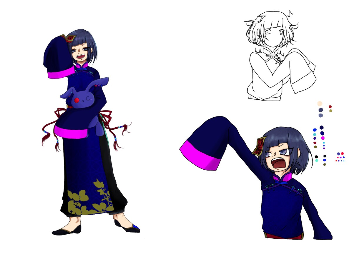 自創作キャラの代理作成致します 一次創作やTRPGなどのキャラ作成を理想に近付けて描きます！ イメージ4