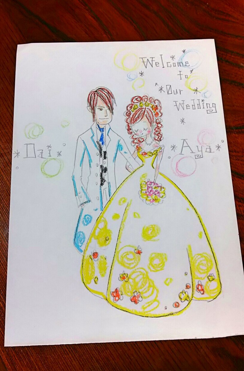 ほんわかメルヘン♪手書きウェルカムボード描きます イメージ1