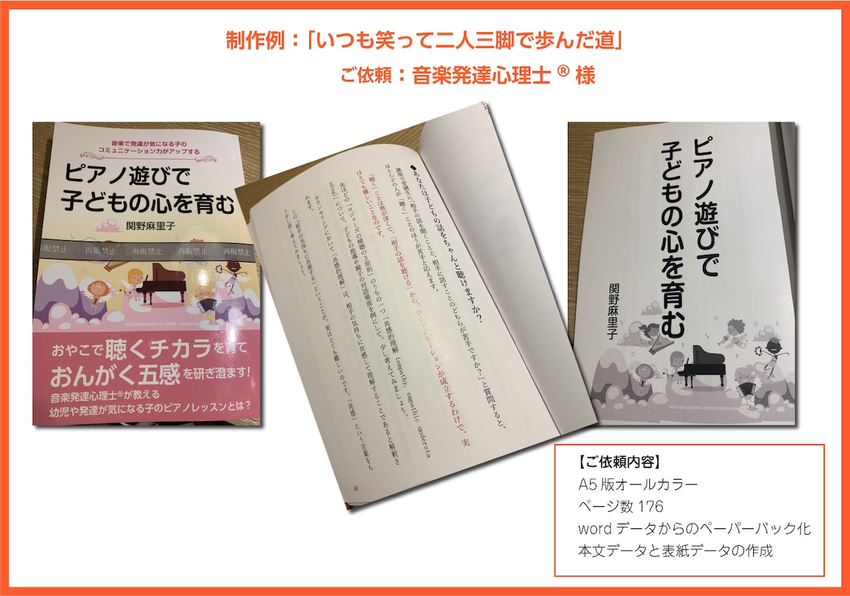 Amazonペーパーバック用データ作成します 「印刷業界歴35年」プロの技術でお手伝いいたします。 イメージ6