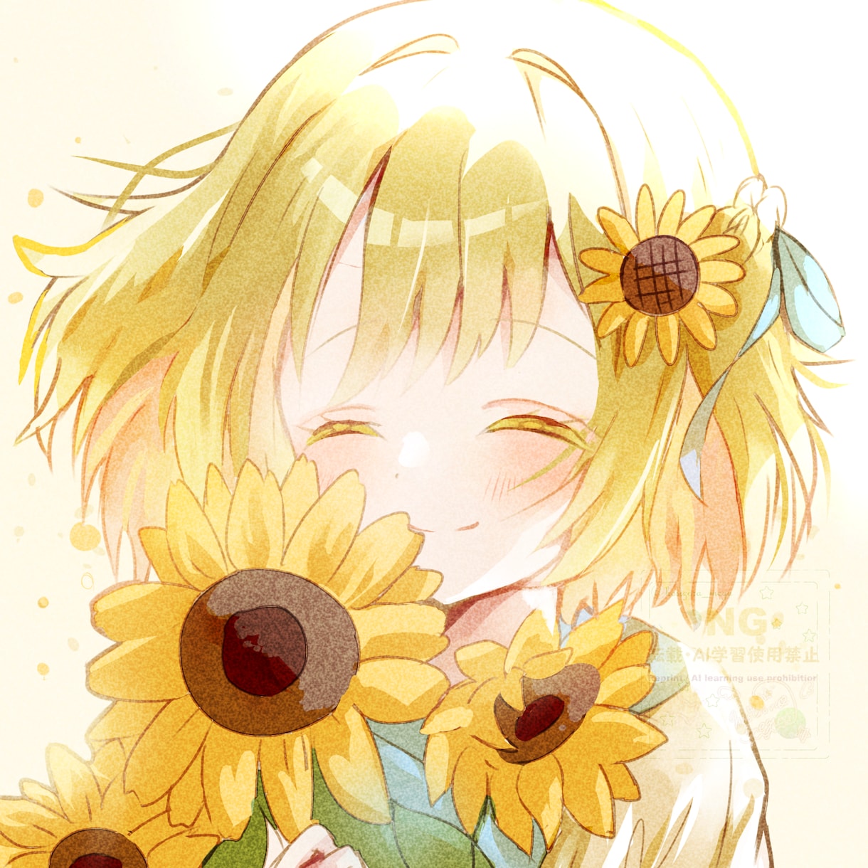 可愛いアイコンお届けします 癒される優しい色合いの女の子のアイコン描きます♡ イメージ2