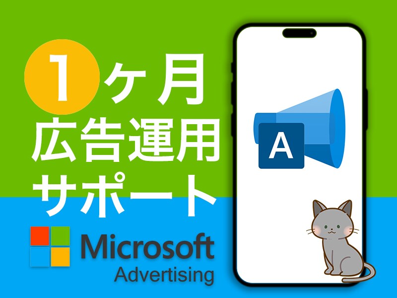 Microsoft広告1ヵ月運用代行します 広告代理店出身者⭐︎1ヶ月間サポート付き イメージ1