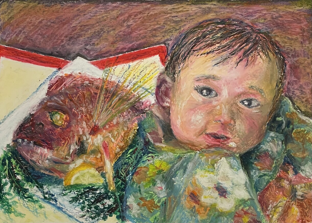 クレヨン画でペットや家族の肖像画を描きますます 油絵のような重厚感。大切なうちの子を暖かく残しませんか？ イメージ6