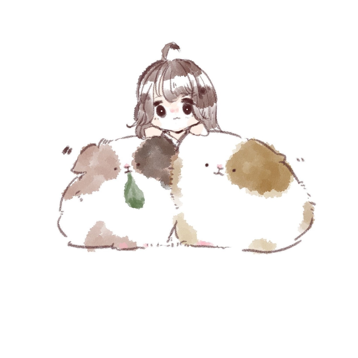 人物／動物etc…かわいい♡アイコン描きます かわいいゆるふわ系イラスト、描かせてください！ イメージ6