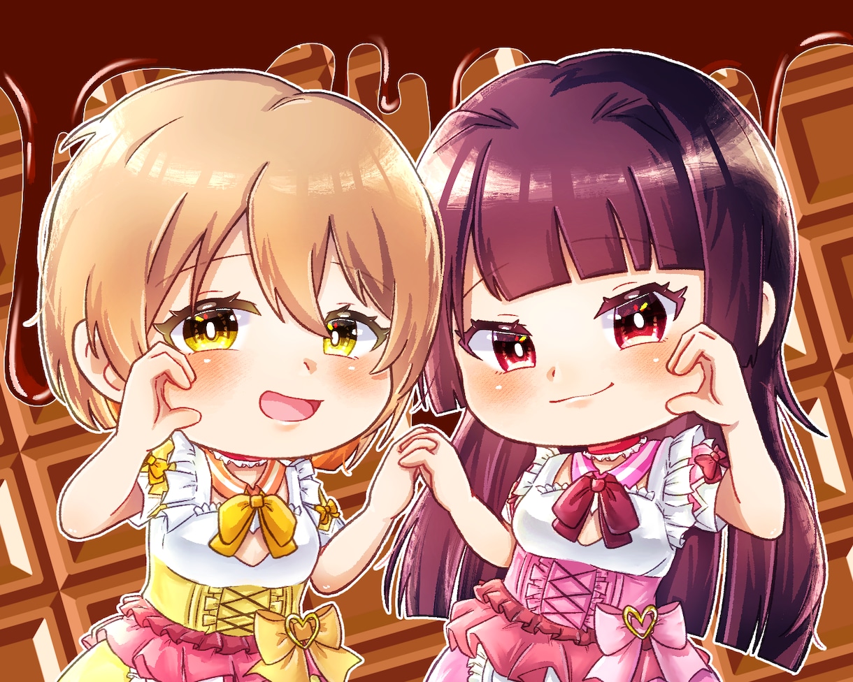 ミニキャライラストを制作します どんな用途にもピッタリ!活動者様など、立ち絵が必要な方へ イメージ1