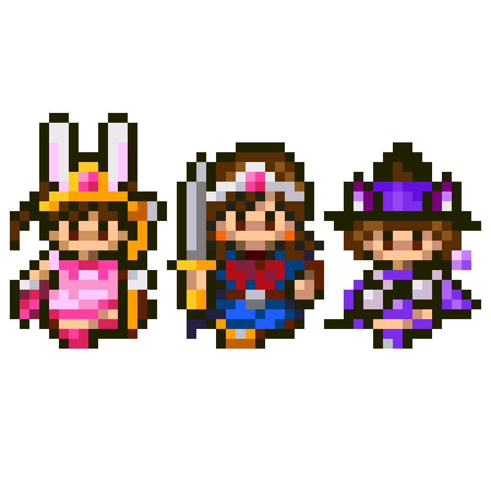 某ゲーム風のドットを作成します 元ゲーム会社のデザイナーによるドット絵の作成です♪ イメージ2