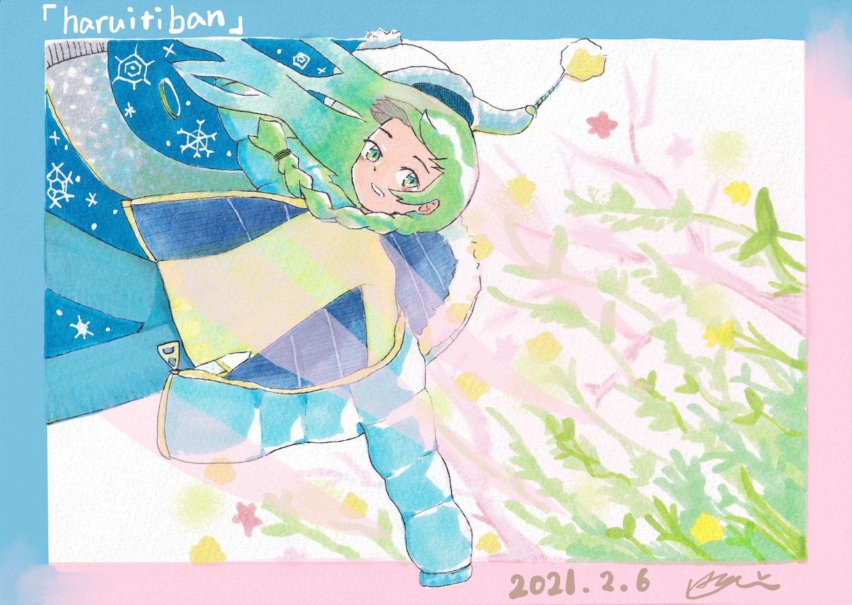 かわいいイラスト作成します ゆるふわで優しい世界観をあなたにお届け♪ イメージ1
