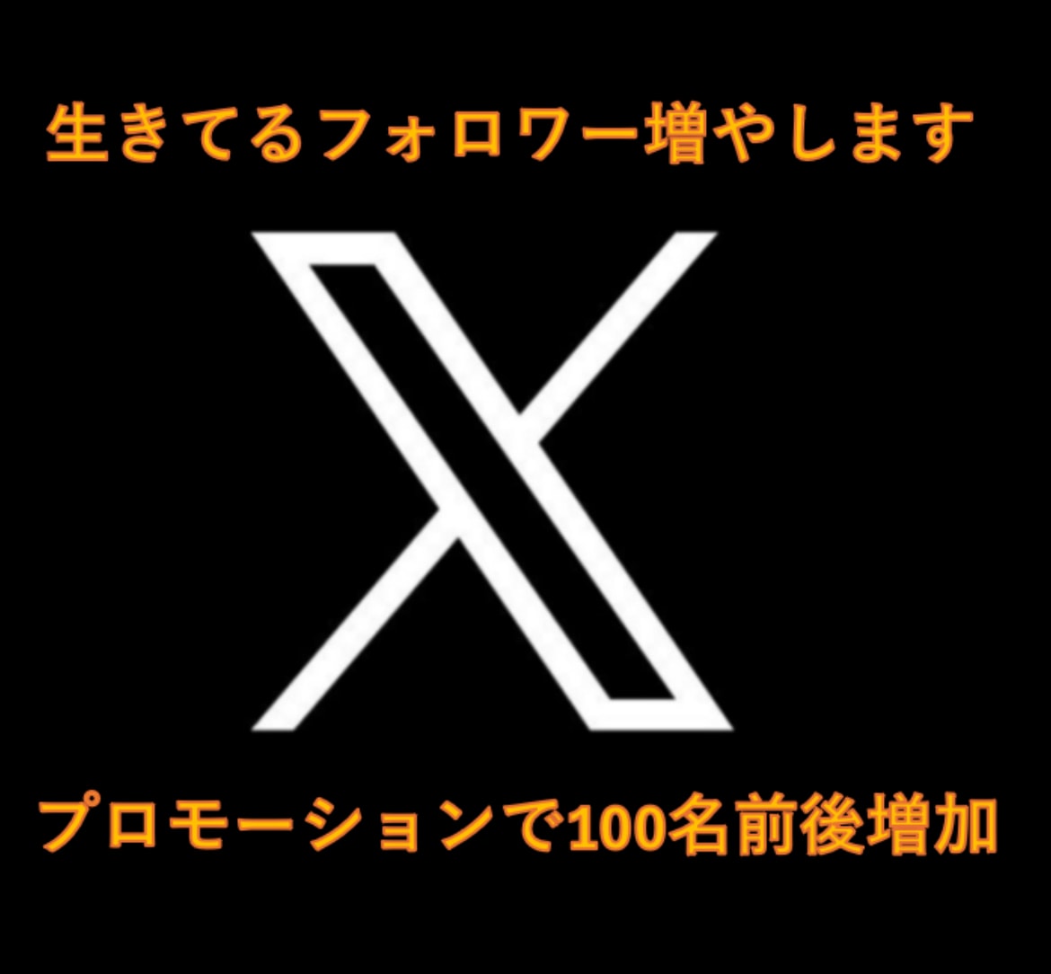 Xのアクティブ日本人フォロワー約100名増やします 活発な日本人フォロワーを格安で約100名！ イメージ2