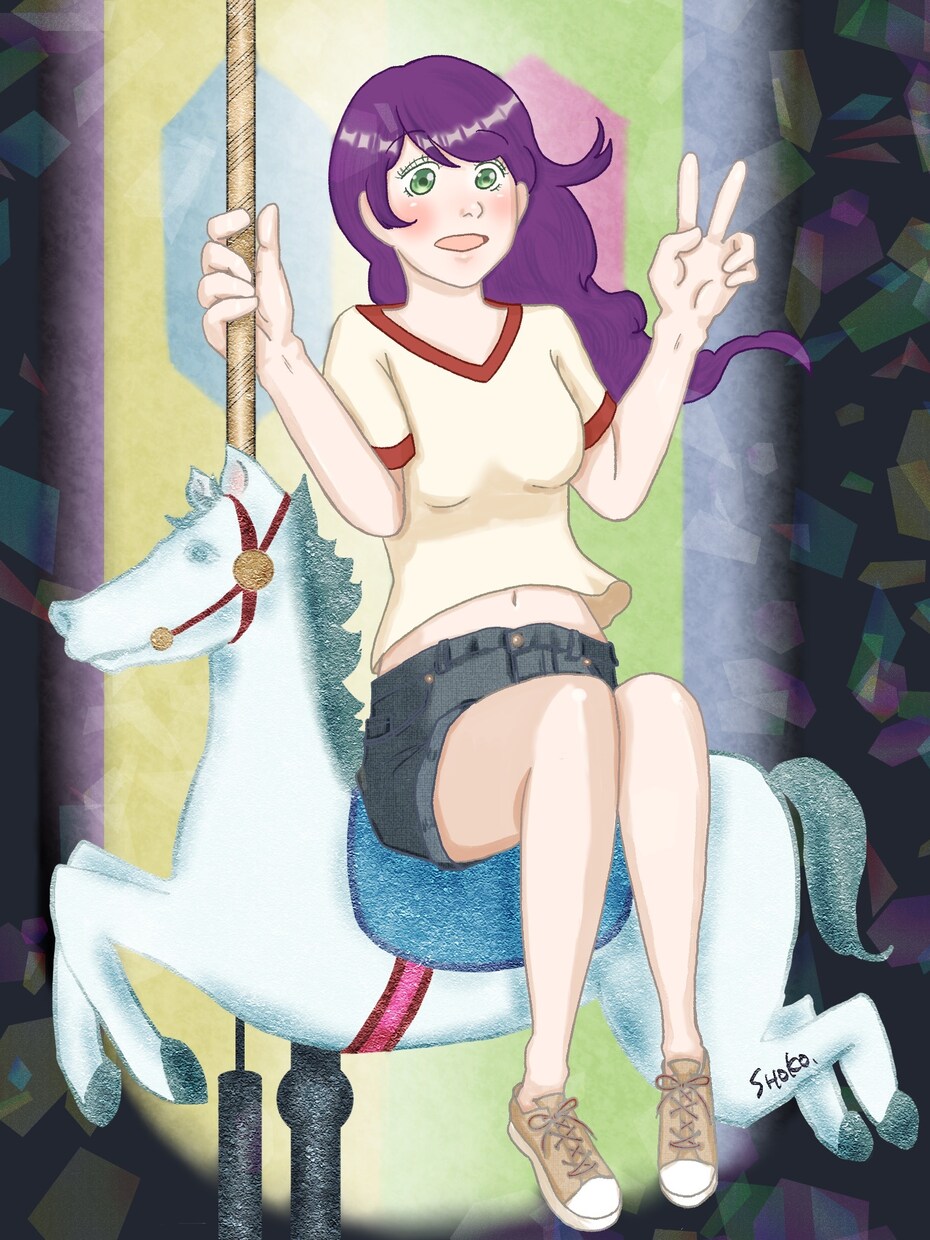 幻想的でかわいい女の子のイラストを描きます カラーリングや衣装などのデザインも提案させていただきます。 イメージ5