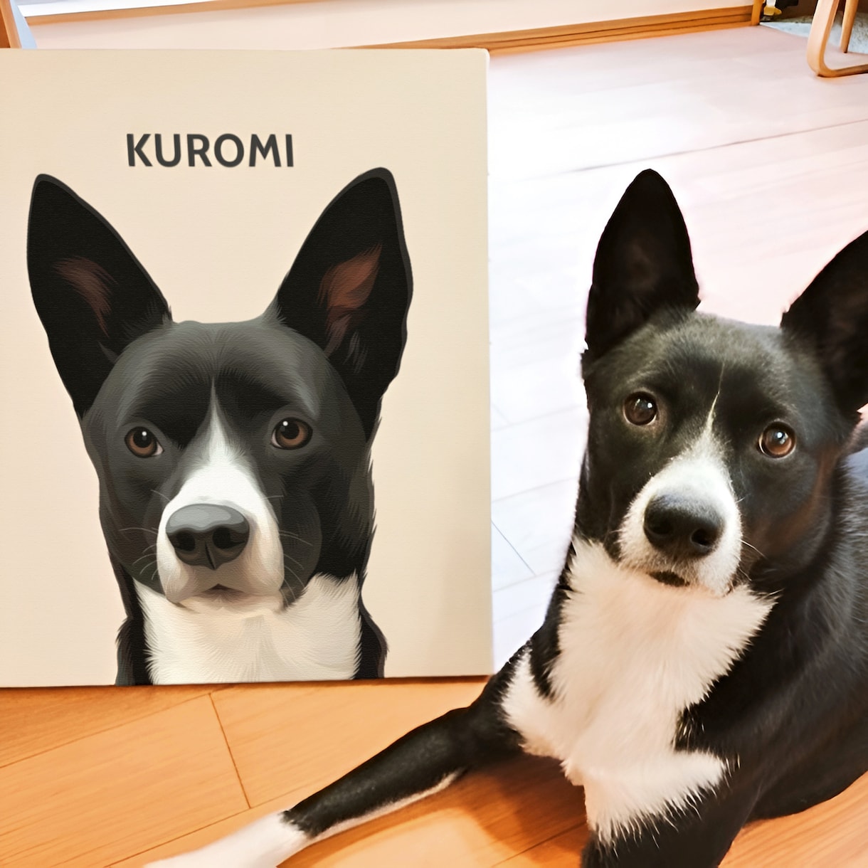 あなたのペットを世界に1つだけのアート作品にします | ペットイラスト | ペット似顔絵 | 犬 猫 うちの子 イメージ3