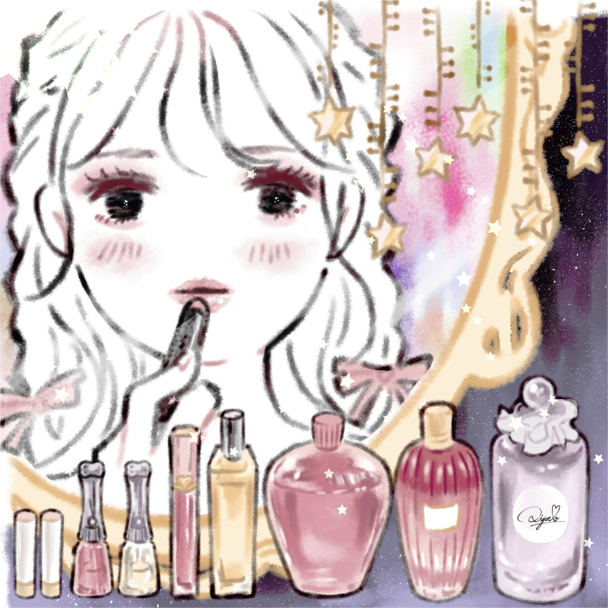 商用◎修正無料！オシャレで可愛いイラスト描きます 美容など女性向け実績多数！広告・挿絵・SNS・商品用イラスト イメージ10