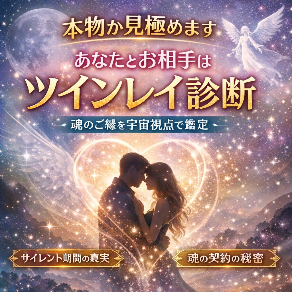 本物のツインレイ？｜魂の縁を宇宙視点で鑑定します 輪廻の最終章｜魂が選んだ相手はツインレイ？宇宙メッセージ イメージ1