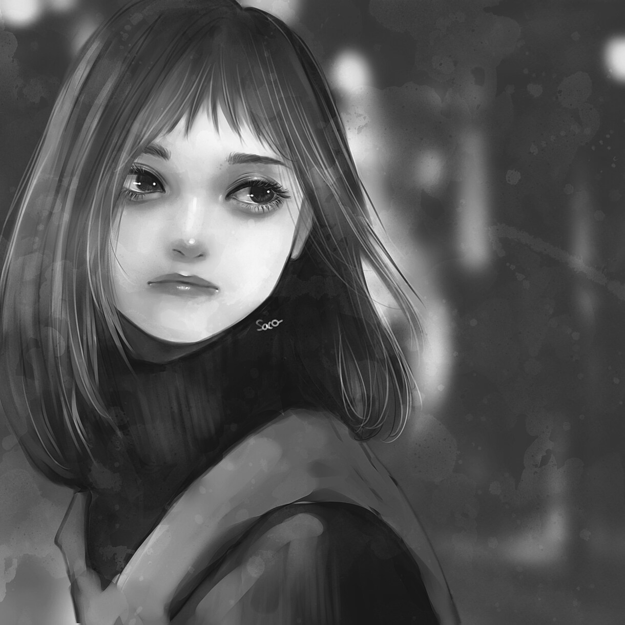 モノクロイラスト描きます SNSアイコンなど、ぜひお気軽にご相談下さい イメージ4