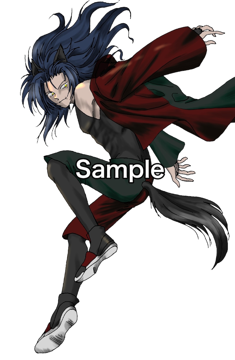 あなたの思い描くキャラクターを作成しますます 人物から動物まであなたのオリキャラを形にします。 イメージ3