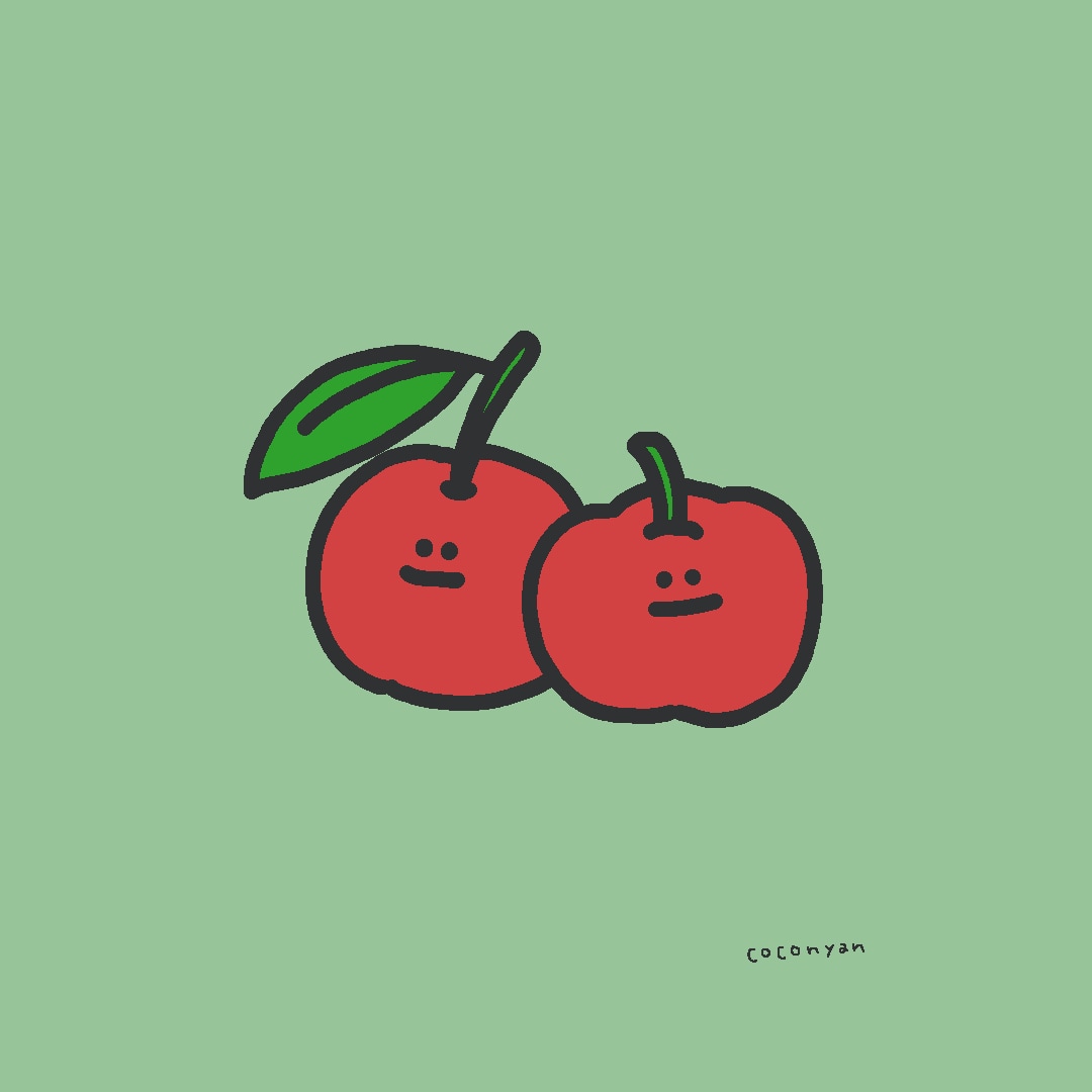 お顔のついたゆ〜〜るかわ食べ物イラストお描きします あなただけのかわいい食べ物アイコン作りませんか？ イメージ4