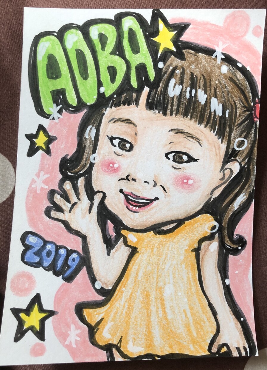 似顔絵描きます お写真を見て似顔絵を描きます！手描きです。ポップでカラフル★ イメージ2