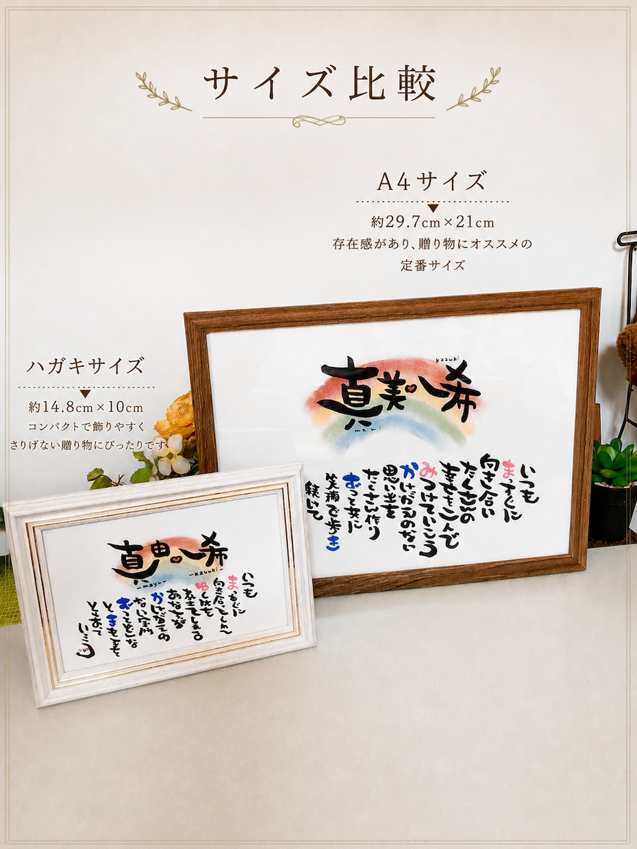 元気が出るようなお名前入りポエムお作り致します 長寿 喜寿 還暦祝い 感謝状など イメージ2