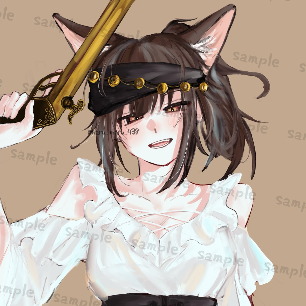 オリジナルキャラのバストアップイラストを描きます SNSアイコンや立ち絵にも使えるイラスト イメージ2