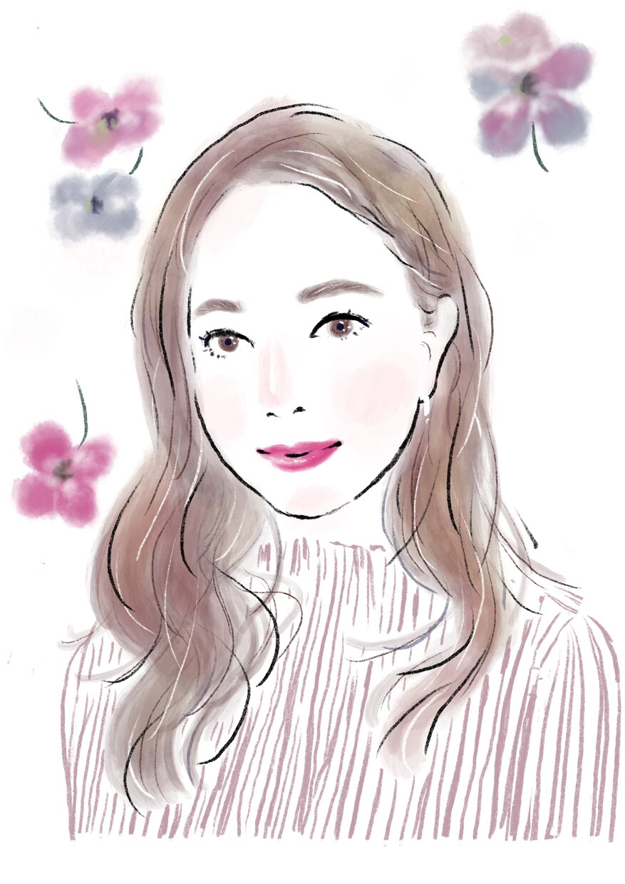 大人な•キレイめ似顔絵作成します お写真をもとにやわらかく上品な雰囲気の似顔絵をお描きします イメージ8