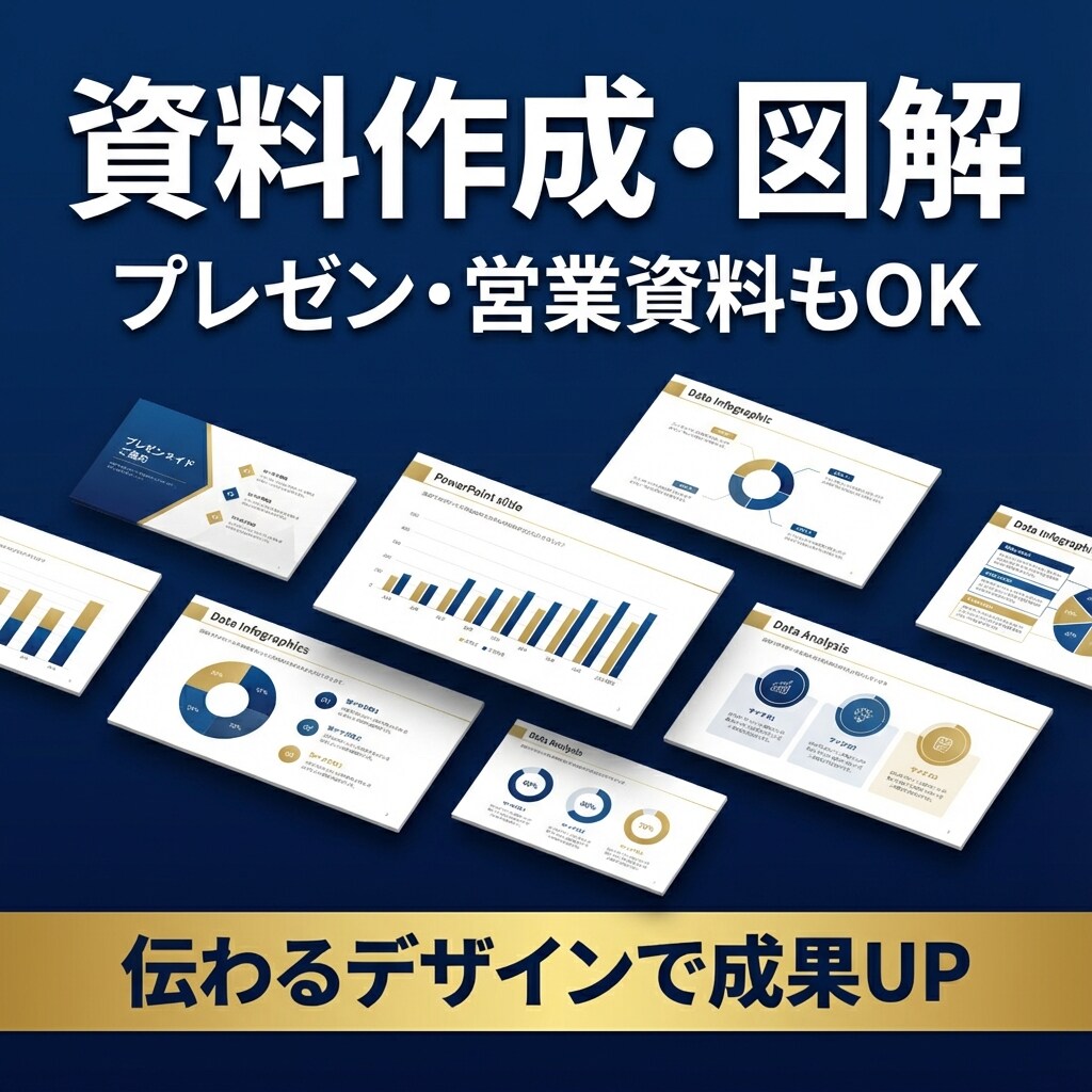 伝わる資料・プレゼン資料を作成しますます 図解でわかりやすく！営業・会議資料もOK イメージ1
