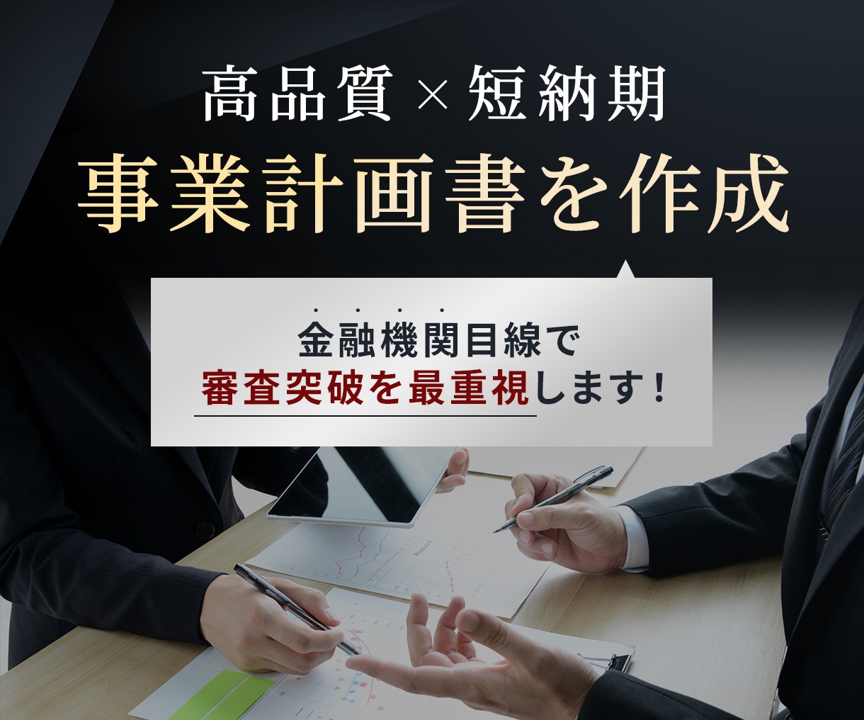 初心者歓迎！融資の事業計画書・収支計画を作成します 日本政策金融公庫・銀行の審査員目線の資料を作成 イメージ1