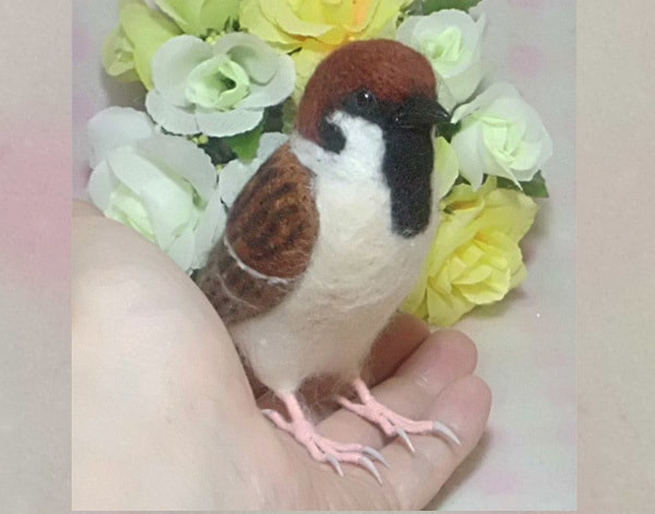 貴方のお気に入りの野鳥の羊毛フィギュアを制作します 普段ショップではあまり見かけない「羊毛の野鳥」を制作します イメージ8