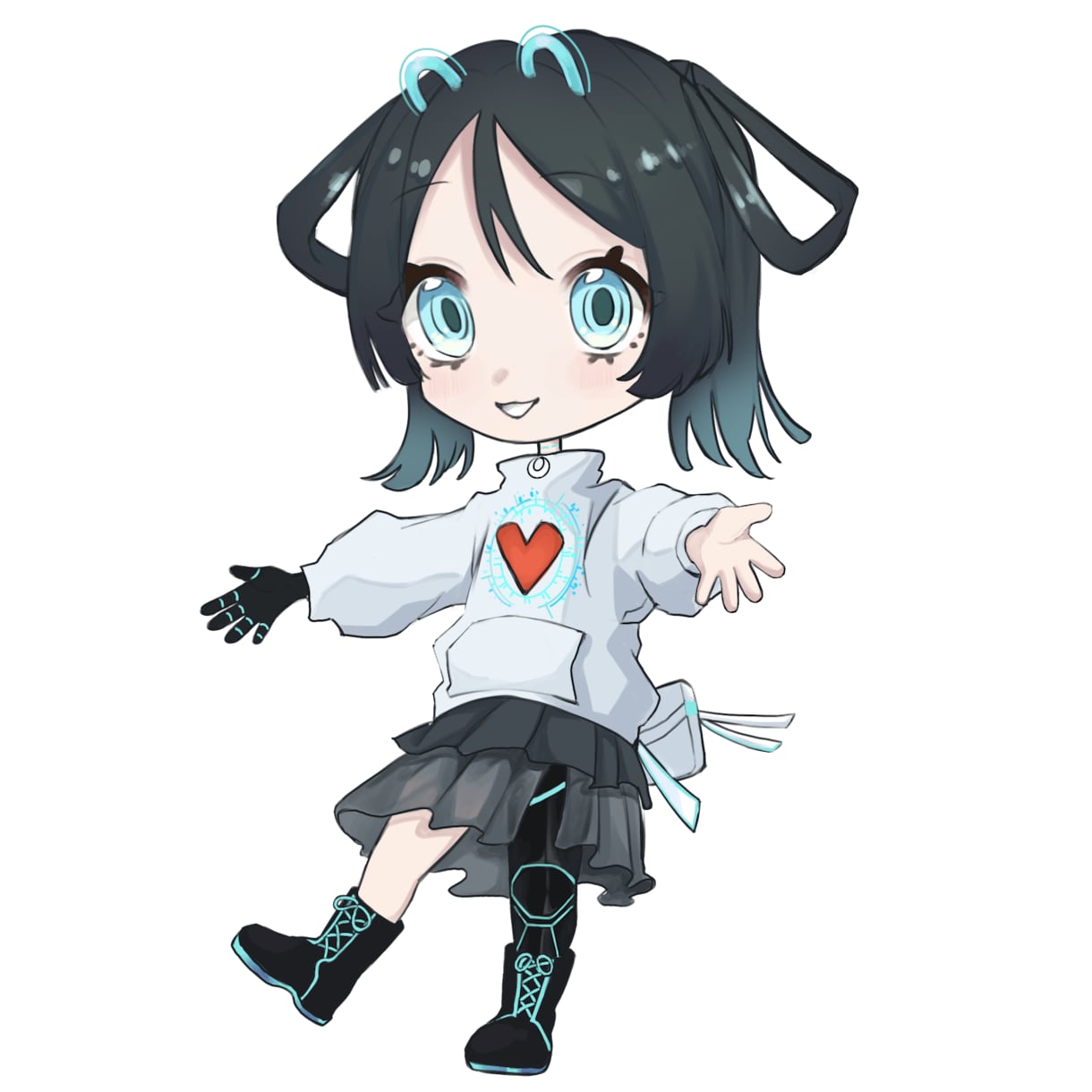 ライバーさん向け！ミニキャラ描きます 配信や返礼品で使用するミニキャラを描きます イメージ2