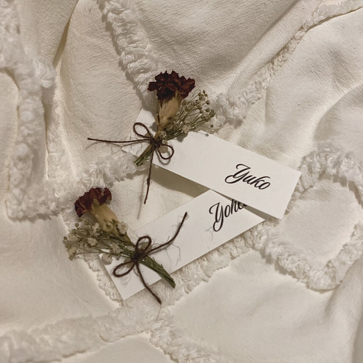 結婚式アイテム製作いたします 席札やウェルカムボード、アクセサリーなどを受注生産します。 イメージ2