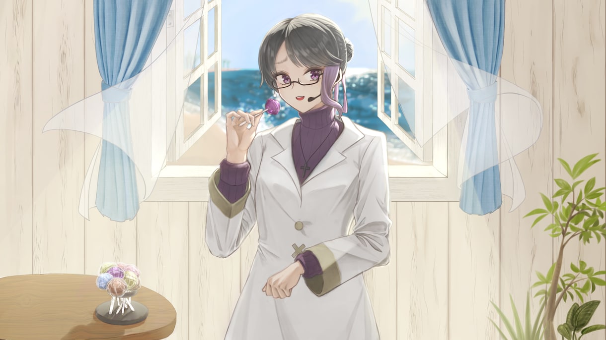 立ち絵や一枚絵のイラスト制作します 顔から全身まで一律の金額！可愛い子を描くのが好きです イメージ6