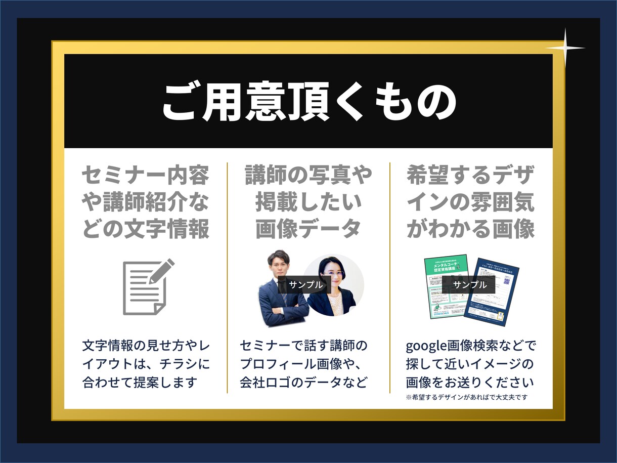 セミナー集客チラシをパワポでデザイン制作します プロが作ったあなただけのチラシひな型データが手に入ります イメージ3