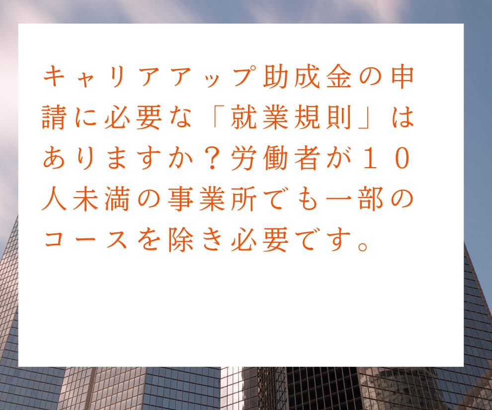 助成金申請に必要な就業規則を社労士が作成します 「完璧すぎる規則！」と局担当者に絶賛された規則を作成します。 イメージ2