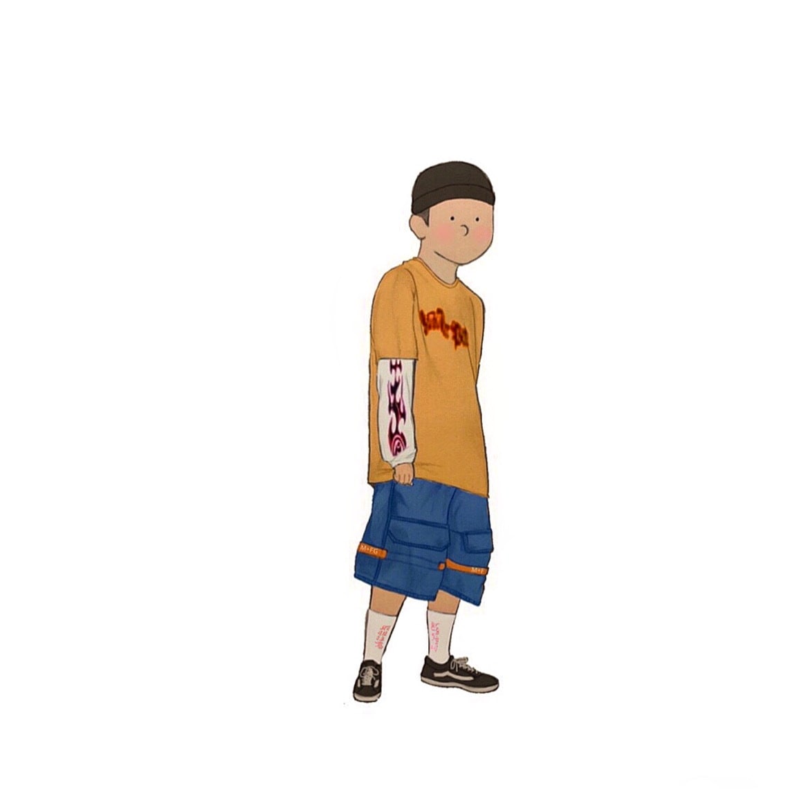 可愛らしいSNS用ファッションアイコン描きます 可愛いアイコンが欲しいけど似顔絵は。。。そんなあなたに！ イメージ2