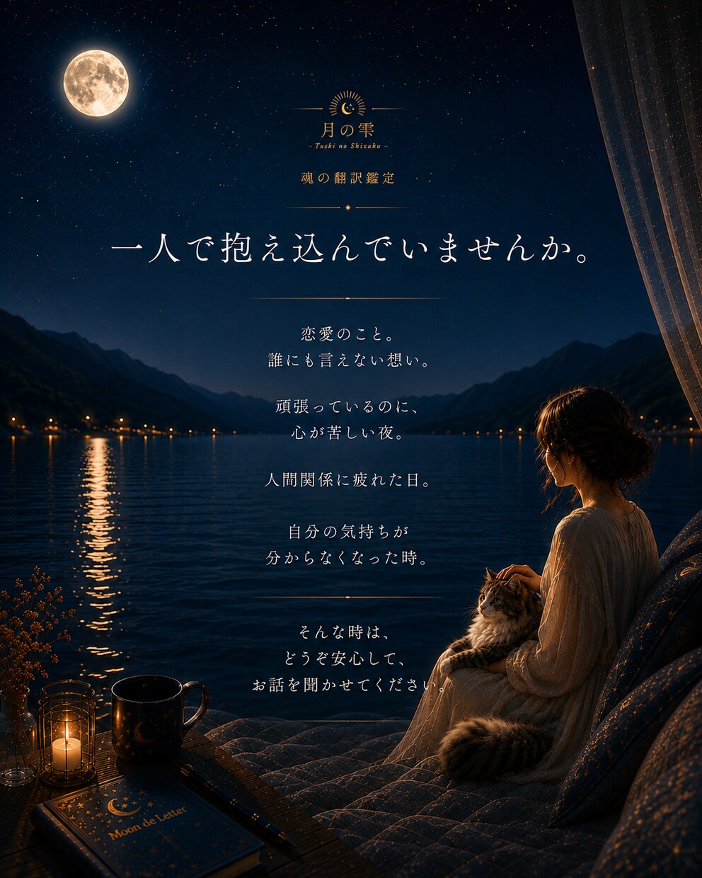 魂の翻訳で心を優しく整えます 不安な心を整理し、前へ進む一歩を届けます イメージ2