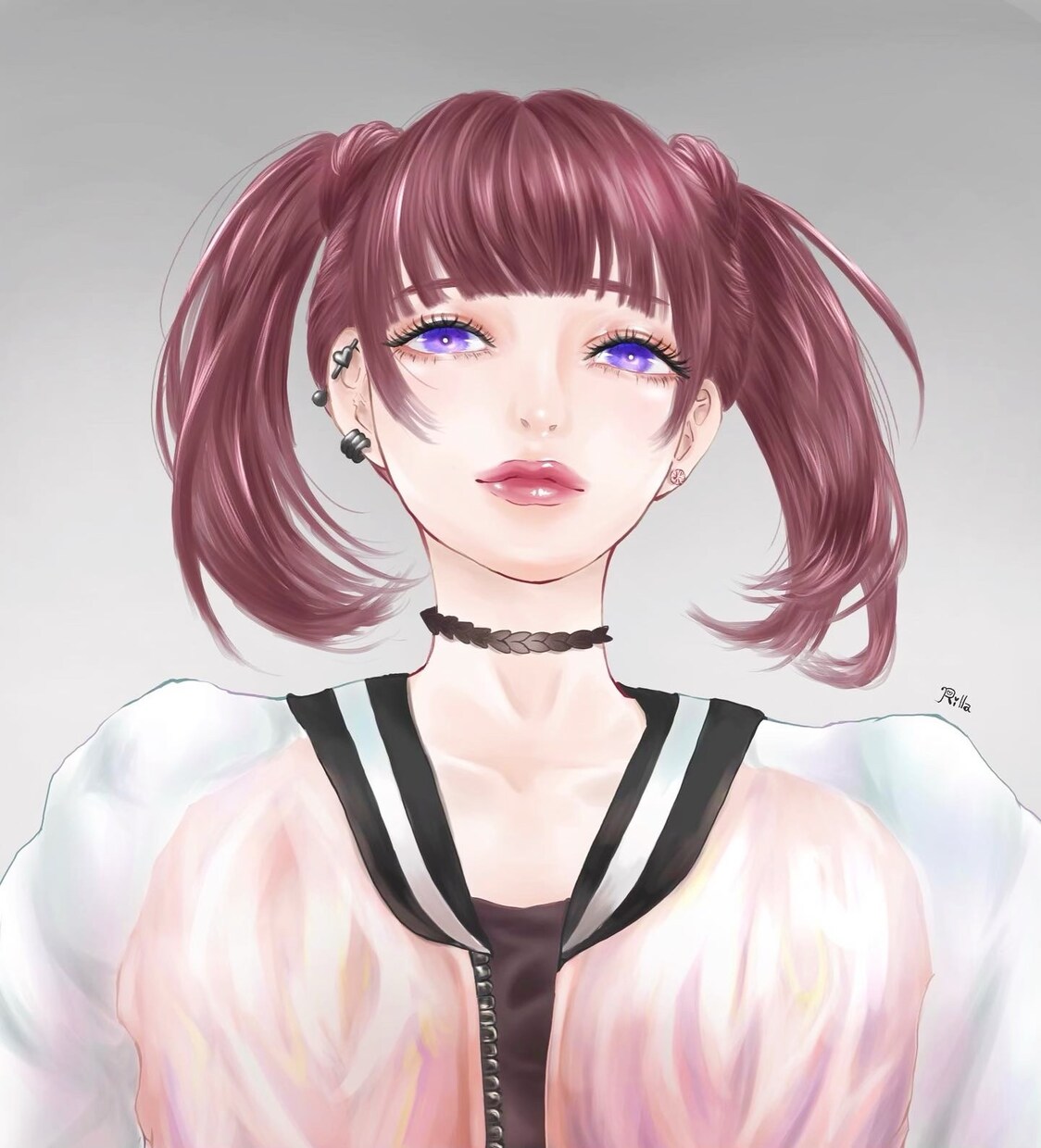 クールビューティな人物アイコン・1枚絵等制作します SNSアイコンや挿絵、プレゼント等に目を惹く1枚を イメージ5