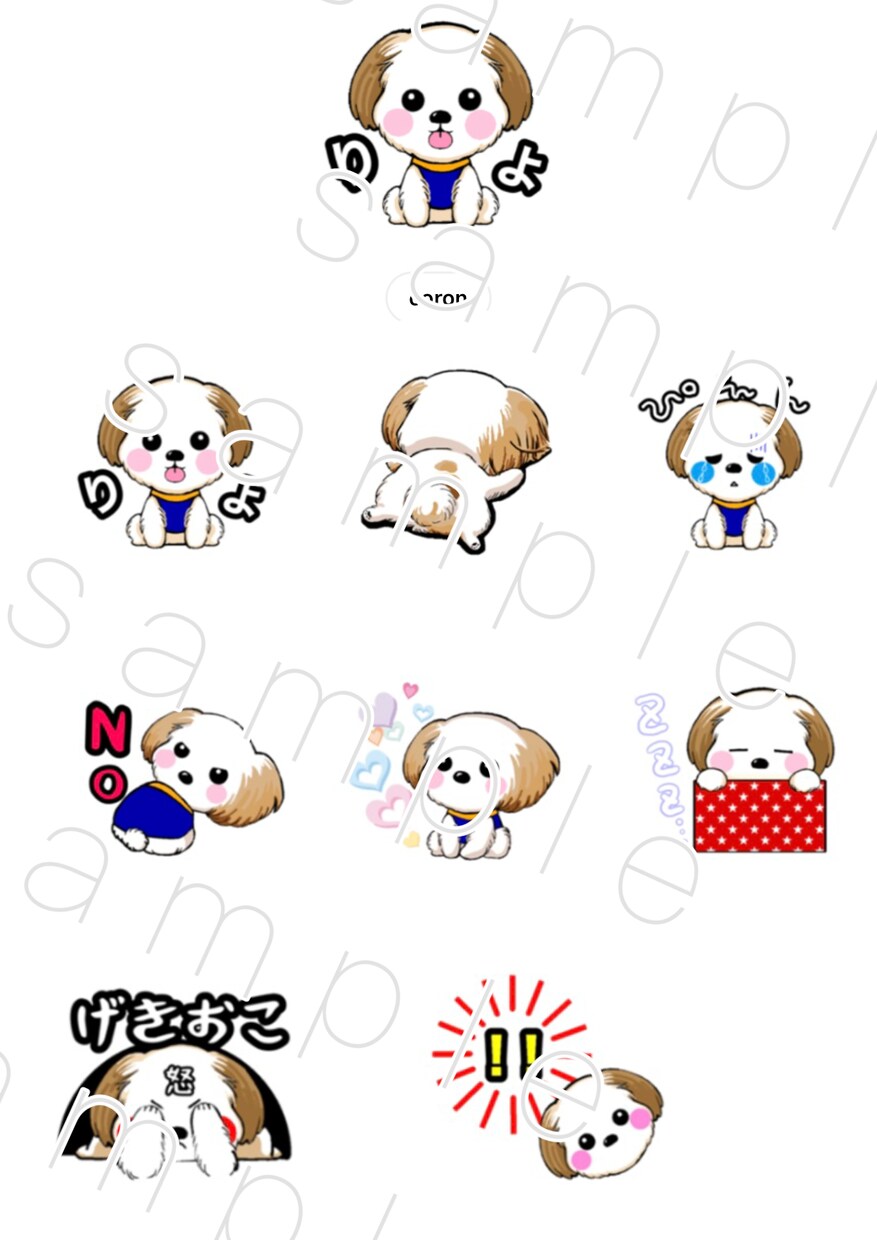 かわいい♡ポップなLINEスタンプ作成します 元気になる♪とにかくかわいく♡動物やかわいい女の子表現します イメージ3