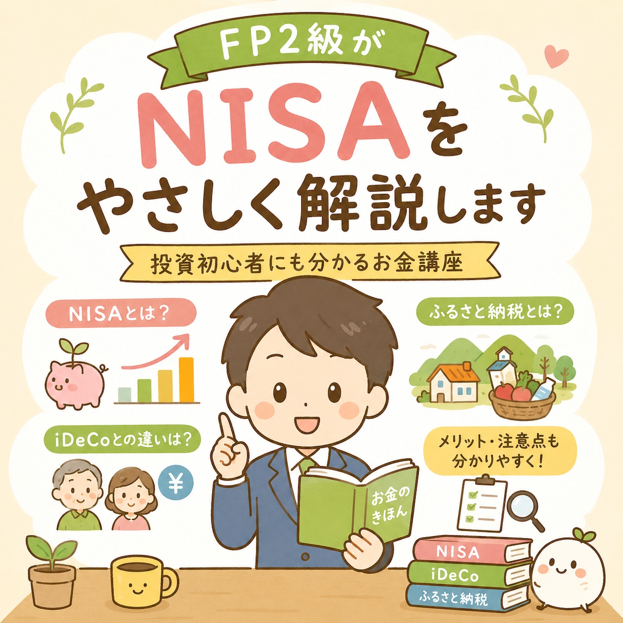 NISA・iDeCo・ふるさと納税「だけ」教えます 「気になるけど難しそう…」を今日で終わりにしませんか？ イメージ1