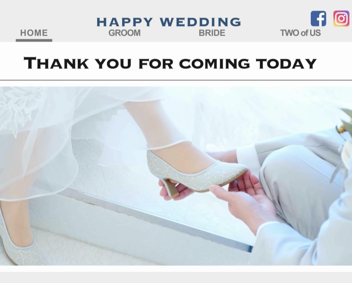 WEB風の結婚式オープニングムービーを作成します ISUM申請も承ります！おしゃれで可愛いオープニングです♪ イメージ2