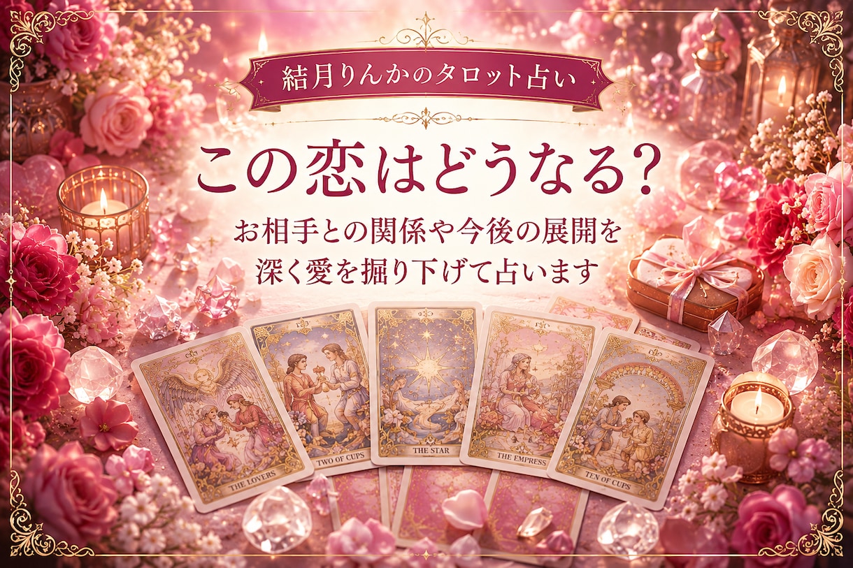 この恋どうなる？お相手の本音や今後の展開を占います 片想い・復縁・音信不通など不安な恋のお気持ちに寄り添います イメージ2