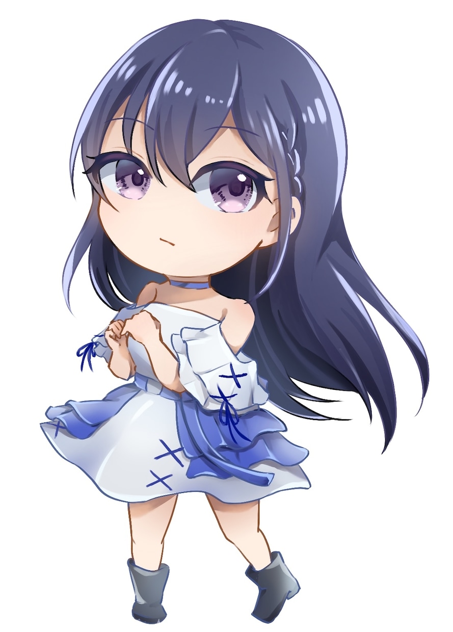 Vtuberさん必見！SDイラスト描きます サムネやアイコン、アクキーなどにぴったりなイラストです。 イメージ1